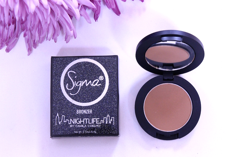 Night Life by Camila Coelho collection sigma beauty 5 lime light bronzer
