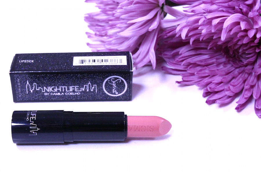 Night Life by Camila Coelho collection sigma beauty 9 lipstick