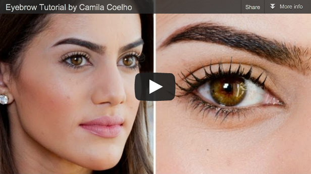 Eyebrow Tutorial by Camila Coelho 