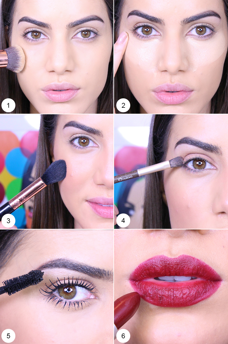 Maquiagem passo a passo  Eye makeup steps, Eye makeup, Eye makeup