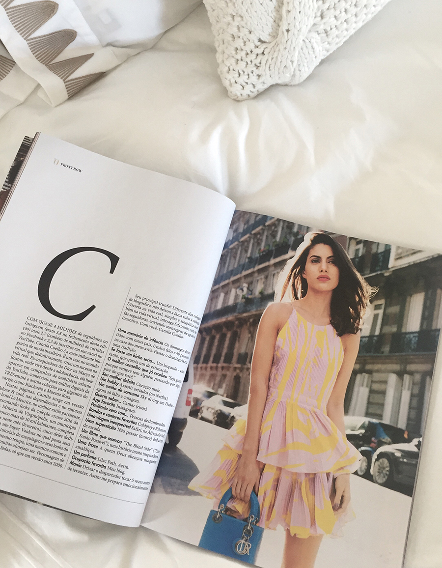 Look Evento Dior e Editorial para Revista L'Officiel Brasil camila