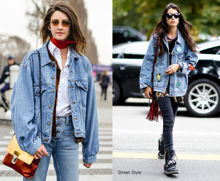 From the Runways to StreetStyle: Oversized Denim Jacket | Camila Coelho
