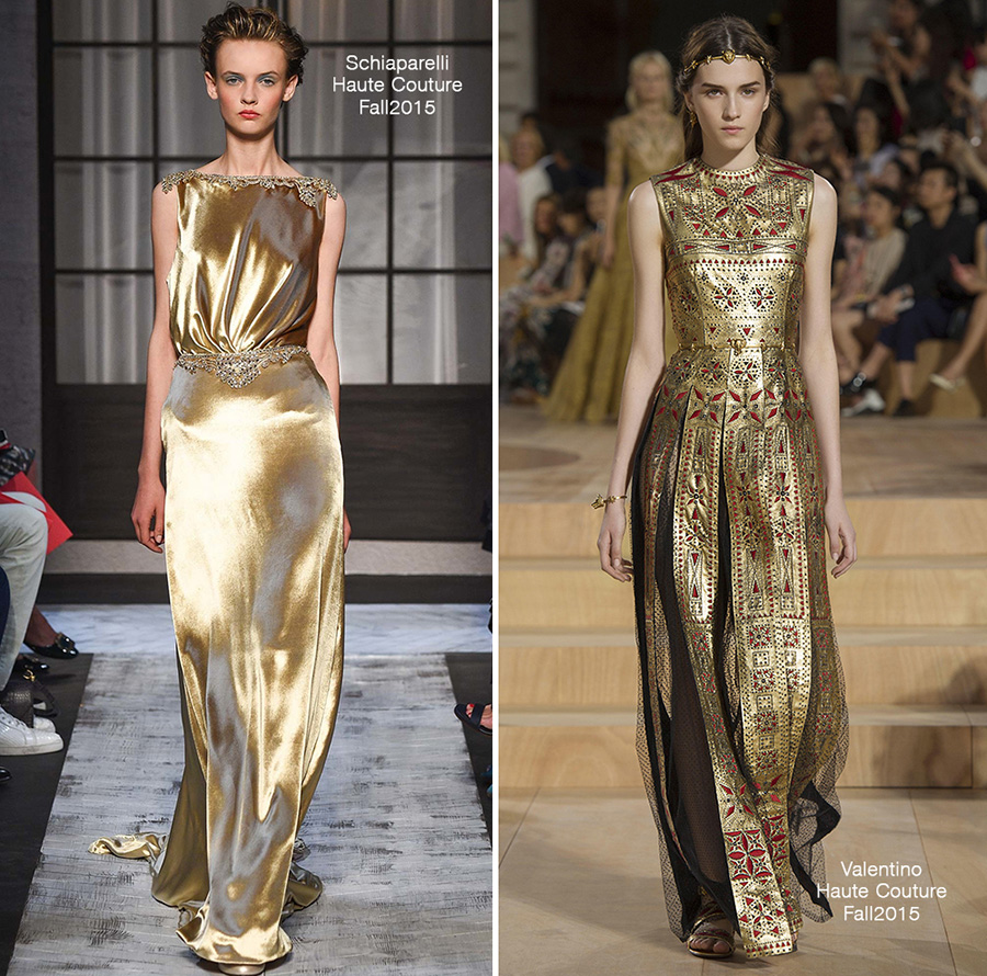 From the Runway to Street Style: Gold Dress | Camila Coelho