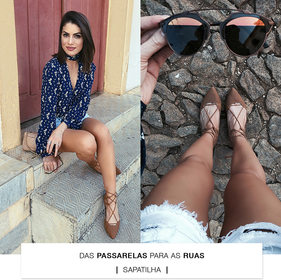 sapatilha passarela