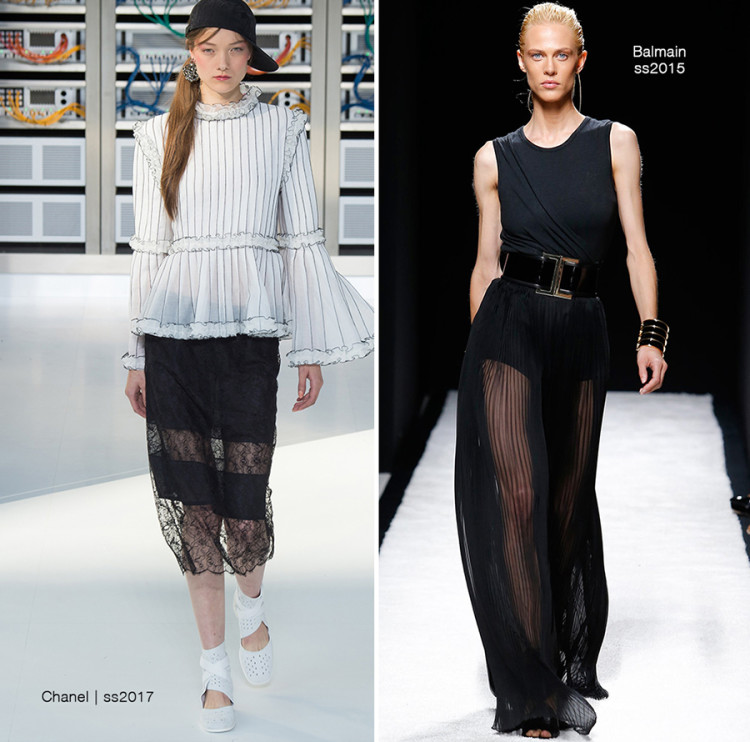 From the Runway to StreetStyle: Sheer Skirts | Camila Coelho