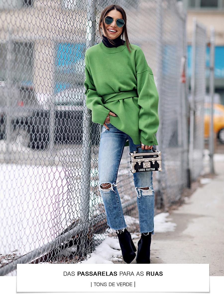 From the Runway to StreetStyle: Shades of Green