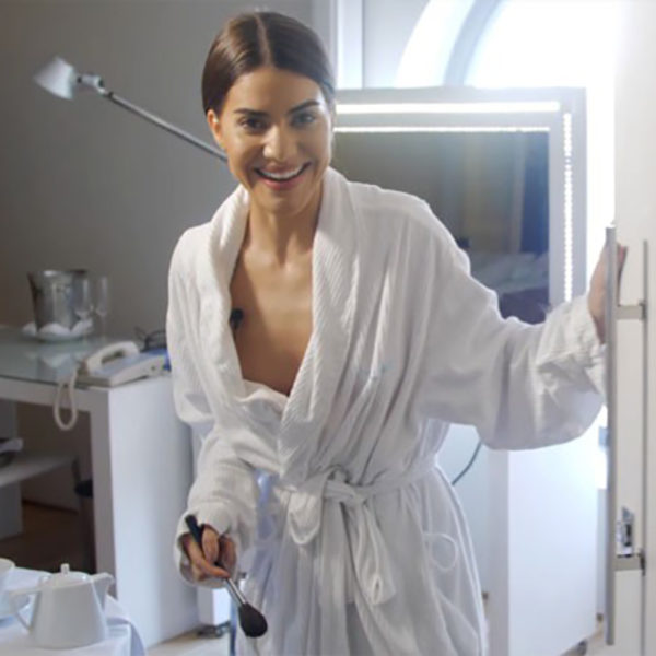 Desfilando para Gloria Coelho no SPFW