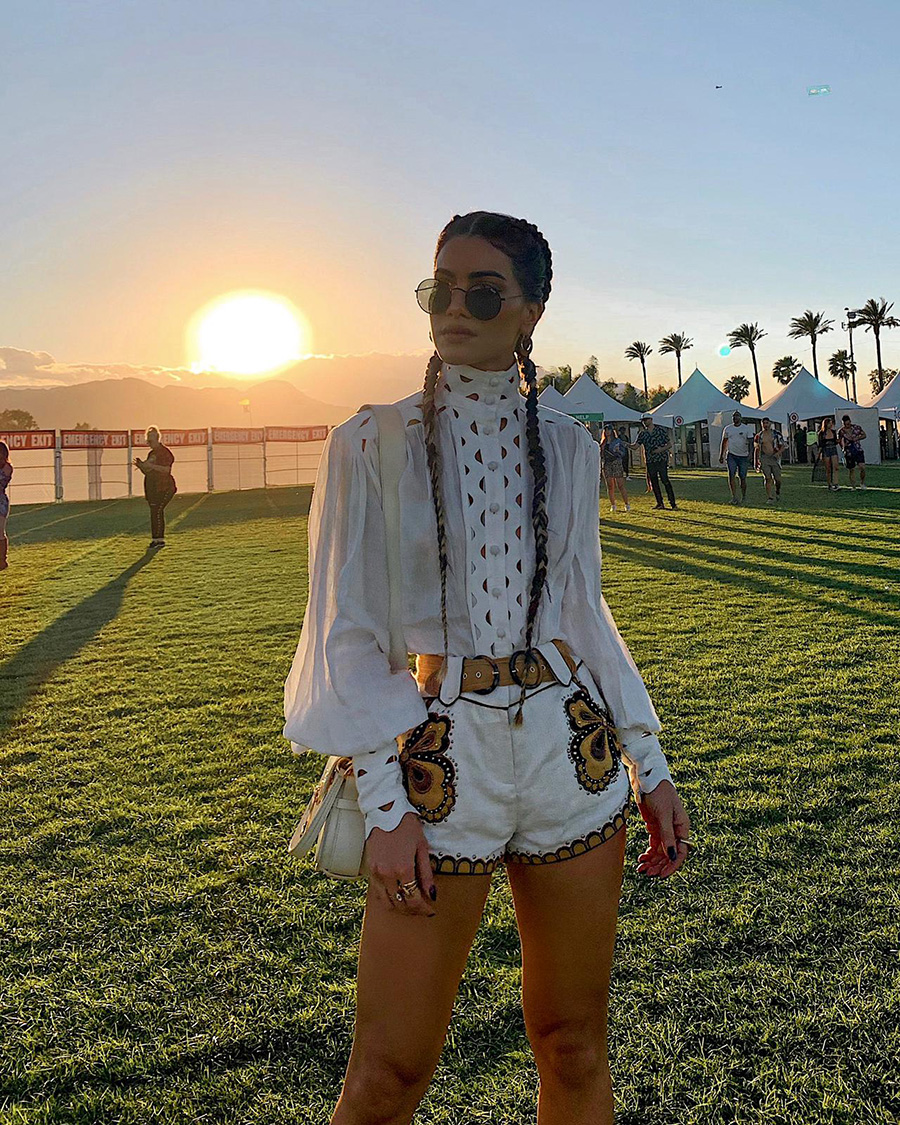 Camila Coelho at Coachella Weekend 1