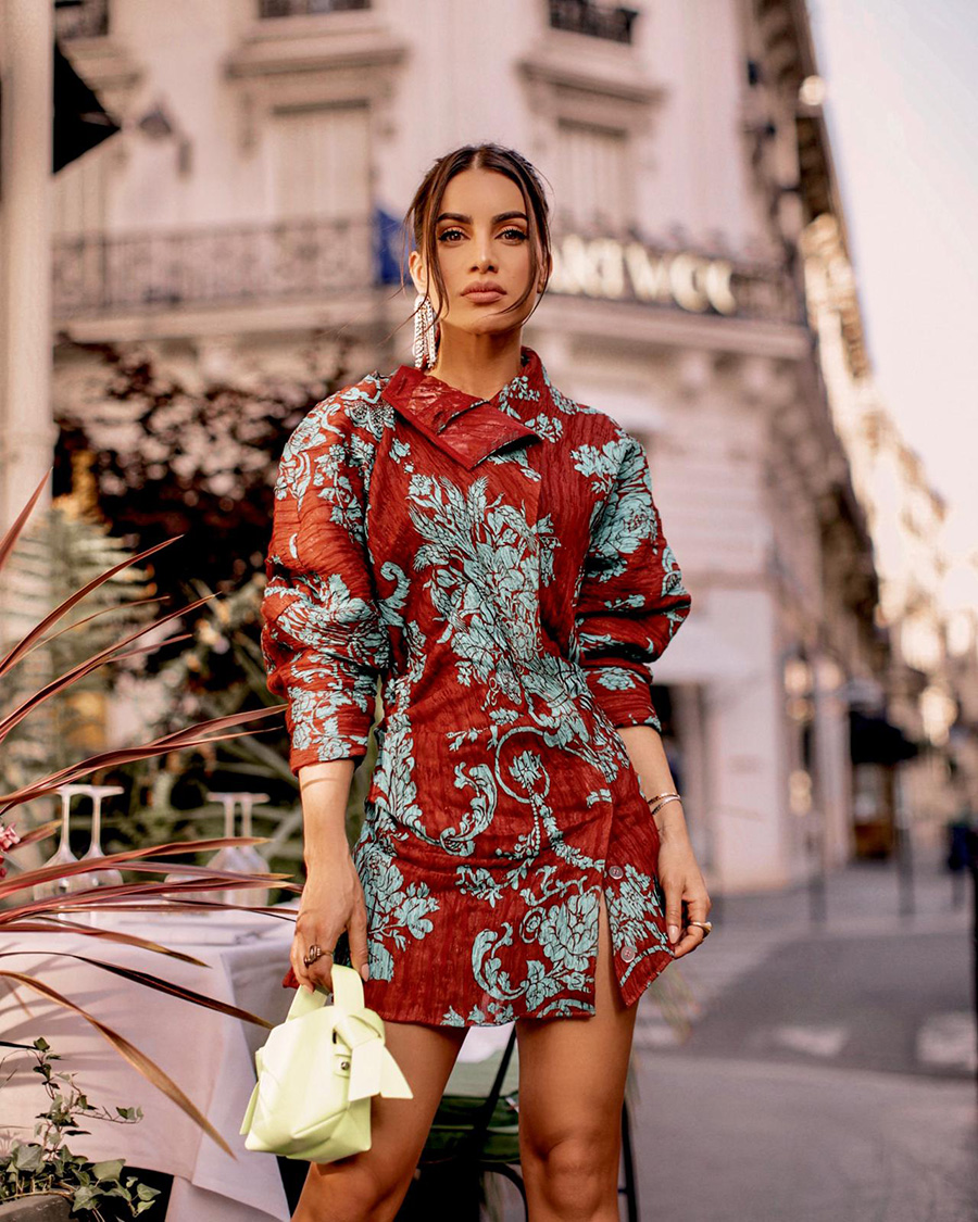 Look- DESFILE ACNE (Paris Haute Couture) camila coelho