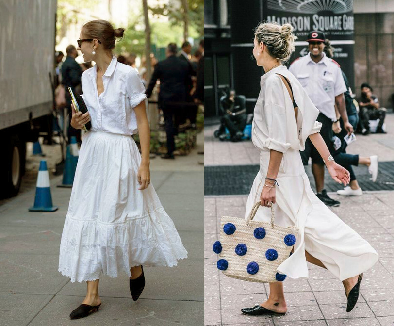 Stylish All-White Outfits to Wear in Summer